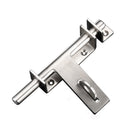 Sliding Bolt Gate Latch Door Thickened 304 Stainless Steel Barrel Bolt Door Latch Door Hasp with Padlock Hole