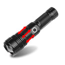 XANES 1915B LED Flashlight XHP70 5Modes Zoomable USB Rechargeable Waterproof Flashlight 26650/18650 Flashlight