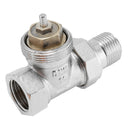 Automatic Thermostatic Valve Temperature Controller Adjustable Straight Type DN15 Liquid Heating System