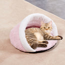Pet Cat Dog Nest Bed Puppy Soft Warm Cave House Winter Sleeping Bag Mat Pad