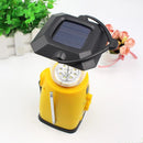 8LED 60LM Emergency Solar Dynamo Lantern Hand-Cranking Light AM FM Radio Function