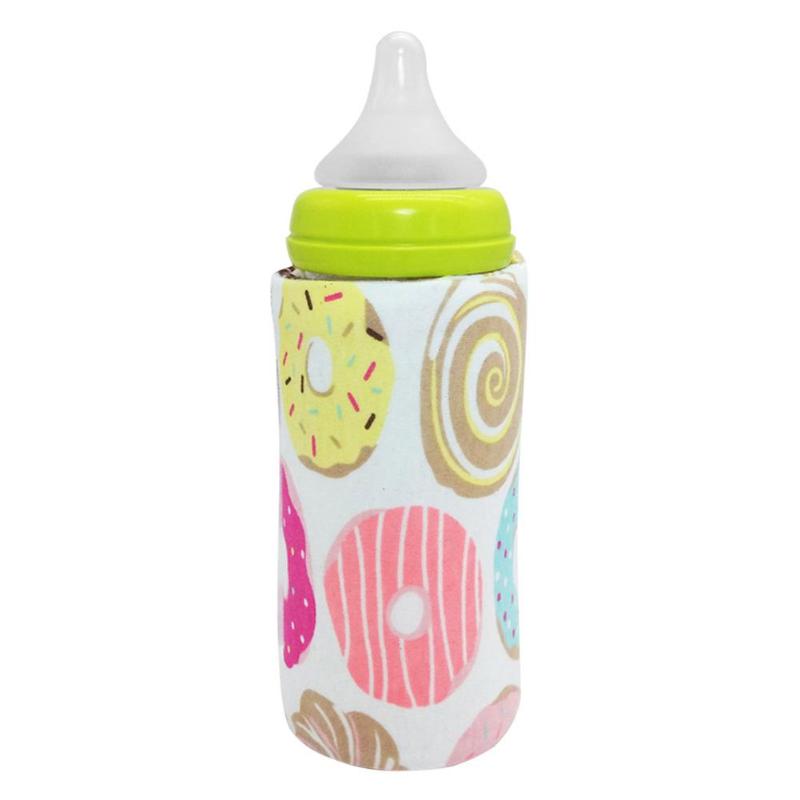 KCASA USB Baby Bottle Bag Warmer Portable Milk Travel Cup Warmer Heater Infant Feeding Bottle Bag Storage Cover Insulation Thermostat Bags