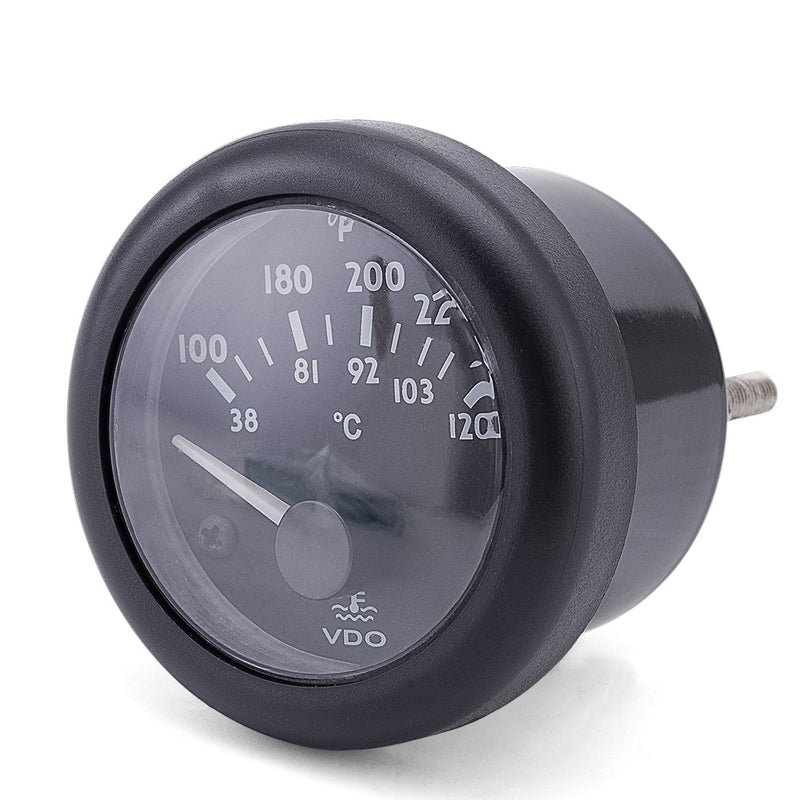 VDO Water Temperature Gauge 38~120C/100~250F 12V / 24V Optional