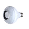 E27 Wireless bluetooth Speaker Bulb Light LED RGBW Music Play Lamp+24 Key Remote Control AC85-260V