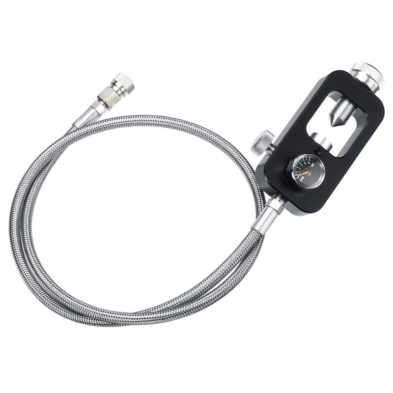 36 Inch HPA Tank Fill Station Pressure Adapter Scuba Hose Whip 90cm Stainless