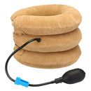 Portable Inflatable Cervical Collar Neck Relief Traction Brace Support Stretcher Device