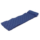 Ultralight Inflatable Sleeping Mat Multi-use Waterproof Camping Air Pad Foldable Roll Bed Mattress With Pillow