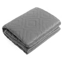 Grey Microfiber Pet Dog Kids Couch Sofa Furniture Protector Cover Strap Waterproof Chair Covers