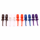 30pcs Multimeter Wire Lead Test Hook Clip Electronic Mini Test Probe Set Red White Blue Black Purple For Repair Tool