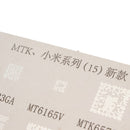 BGA Reballing Stenci for MTK Xiaomi Series MT6582V, MT6323GA, MT6165V, MTK6572A, MT6369A