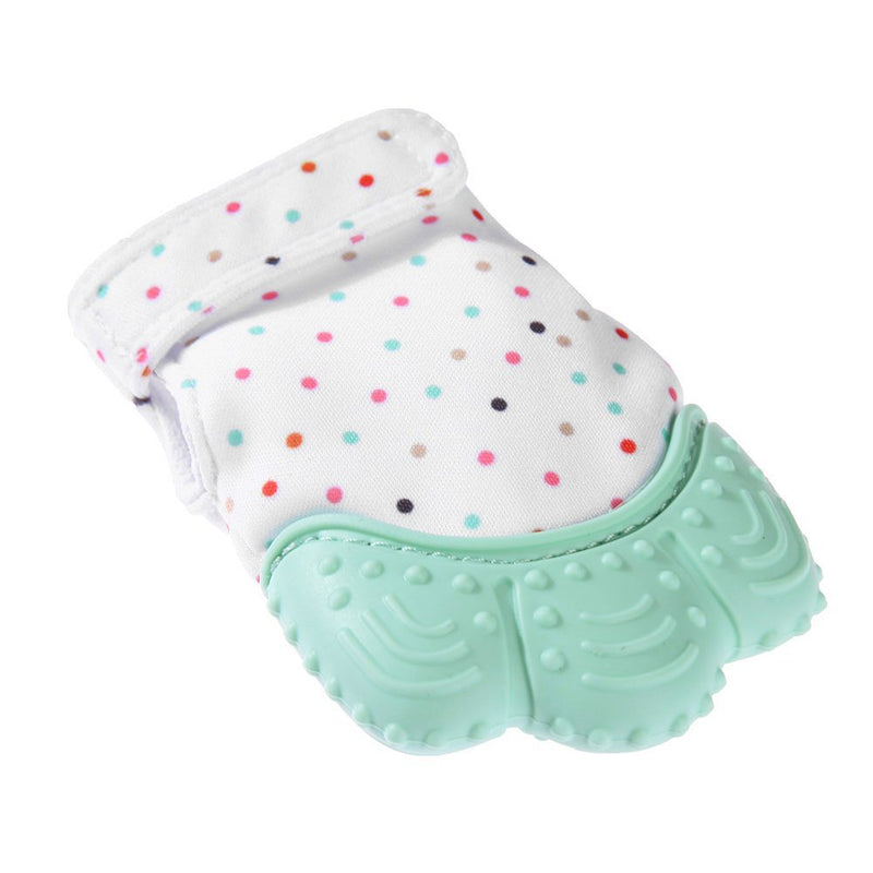 Silicone Baby Teethers Pacifier Glove Natural Thumb Sound Teething Chewable Nursing Beads Child Give