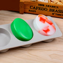 DIY Silicone Soap Mold 4 Holes for Handmade Soap Making Forms 3D Mould Oval Round Square Soaps Molds Cake Mould