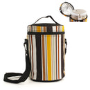 Thermal Insulated Stripe Cooler Bag Outdoor Extra Large Picnic Lunch Box BBQ Pack Accessories