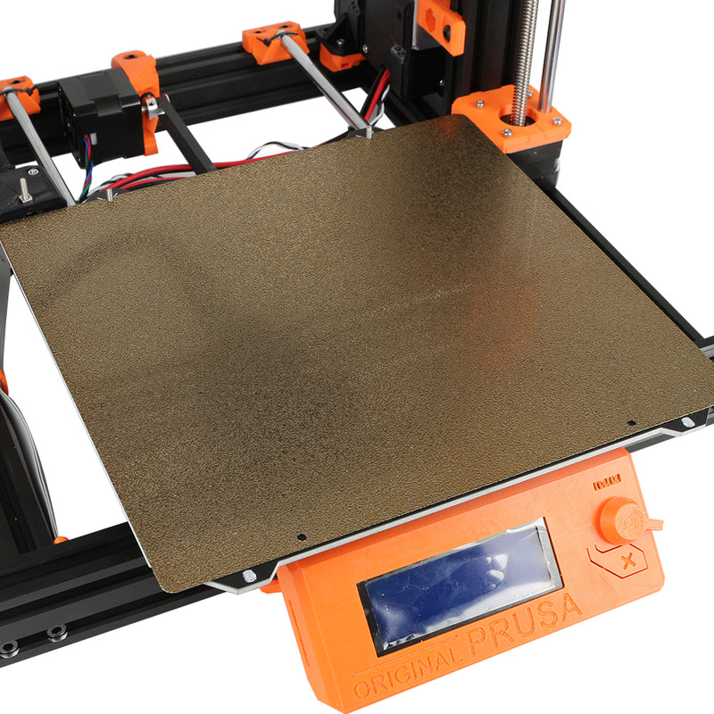 Cloned 253.8*241mm Double-Sided Textured PEI Powder Coated Spring Steel Sheet For Prusa i3 MK3 MK2.5 3D Printer