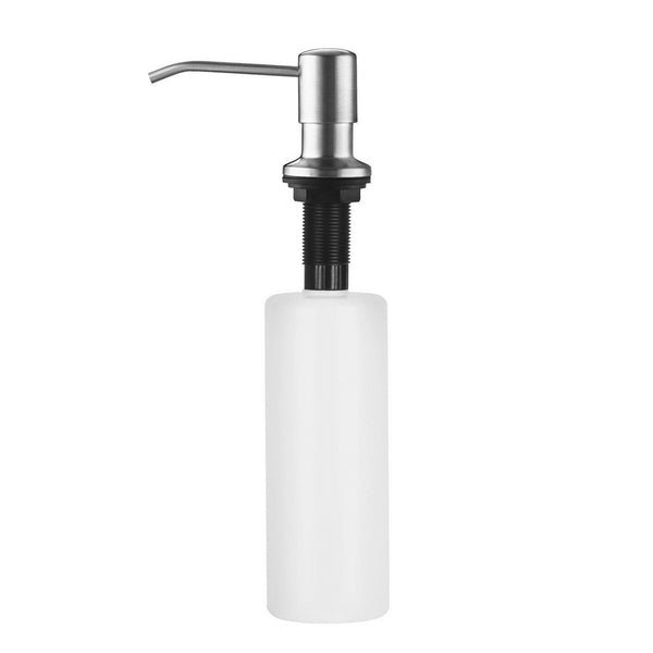 300ml Classic White Built In Pump Press Soap Dispenser Kitchen Bathroom Sink Soap Hand Liquid Pump