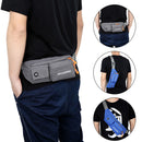 Nylon Waist Bag Waterproof Crossbody Bag Travel Running Unisex Zipper Phone Bag