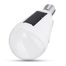 Solar Powered E27 12W White Portable Outdoor LED Emergency Light Bulb for Garden Camping AC85-265V