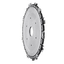 Drillpro Upgrade 5 Inch Grinder Chain Disc 22mm Arbor 14 Teeth Wood Carving Disc For 125mm Angle Grinder