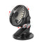 360 Rotation Mini Fan Battery Operated/USB Rechargeable Clip on Fan for Baby Stroller/Gym/Office/Study