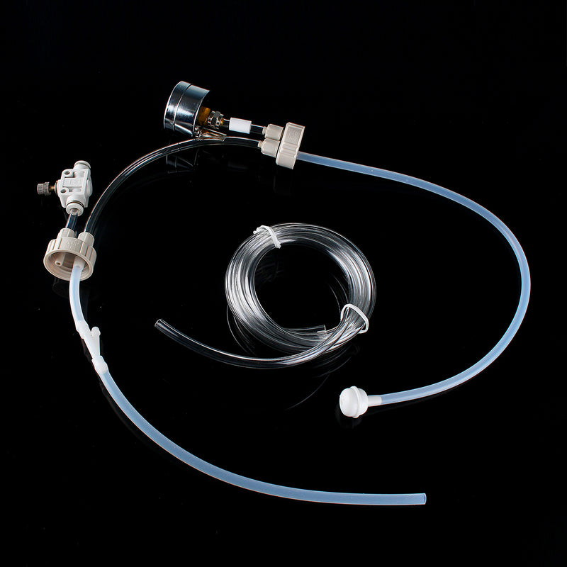 CO2 System Pro Tube Air Valve Guage Bottle Cap Kit For DIY Aquarium Planted Tank