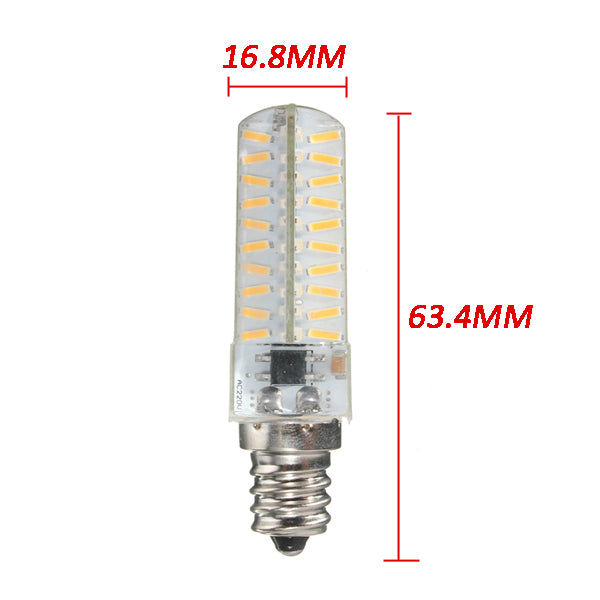 G4/G9/E11/E12/E14/E17/BA15D Dimmable LED Bulb 4W 80 SMD 4014 Corn Light Lamp AC 220V