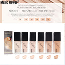 5 Colors Tight Fit Foundation Oil-control Facial Cream Base Brighten Cheek Concealer Makeup Natural Moisturizer
