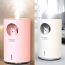 Cute Pet Humidifier 900ML Large Capacity Color LED Light Silent Timing Home Humidificador Mist Maker