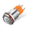 3000W 3 Pin Metal Latching Illuminated LED Switch Push Button Switch Waterproof Self-locking