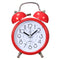 Classic Silent Double Bell Alarm Clock Concise Quartz Movement Bedside Night Light Home Decor