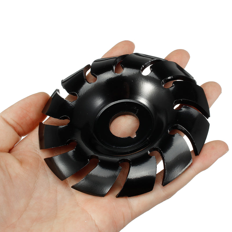 90mm Wood Carving Disc 12T Woodworking Root Milling Cutter for 16mm Aperture Angle Grinder