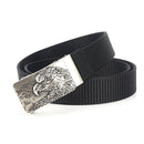 ENNIU 125cm Men Nylon Vintage Belt Automatic Buckle Quick Release Tactical Belts Leisure Waistband