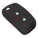 2 Buttons Car Remote Key Case Silicone Rubber Cover Fob Shell for Nissan Qashqai