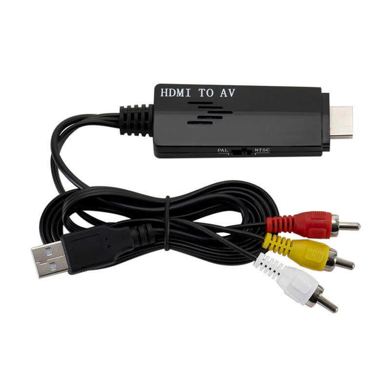 GRWIBEOU HDMI to AV RCA HD Converter 1080P Conversion Cable