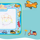 68*38cm Magical Children's Multi-Themed Water Canvas Water Clear Color Graffiti Drawing Board Educational Toys