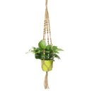 85cm Hemp Jute Rope Plant Hanger Flower Pot Holder Macrame Hanging Basket With Bead