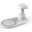 Bakeey 3 In 1 10W 7.5W 5W Night Light Indication Lamp Fast Charging Wireless Charger For iPhone XS 11 Pro Huawei P30 Pro Watch 5 Headset
