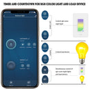 2W RGB Smart Night Light Switch LED 1200 Colors Scene Light APP Remote Control Wifi Enable Works with Alexa Google Assistant and IFTTT