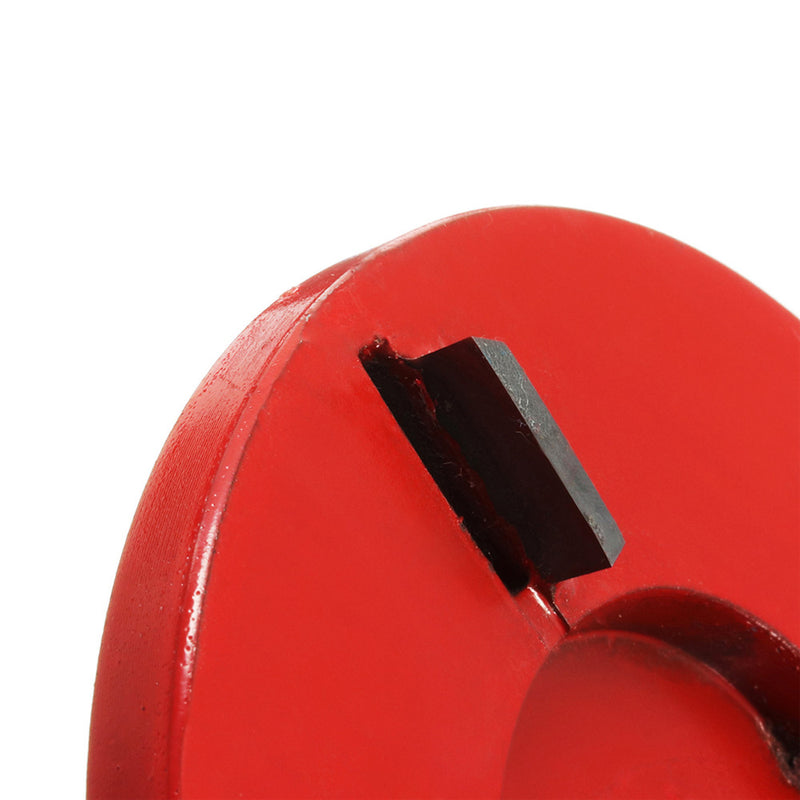 90mm Diameter 16mm Bore Red Power Wood Carving Disc Angle Grinder Attachment