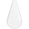 Wall-mounted Water Drop Shape Glass Vase Garden Hydroponice Plants Flower Pot