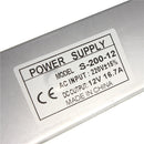 Mini 200W Switching Power Supply 220V to 12V 16.7A for LED Strip Light