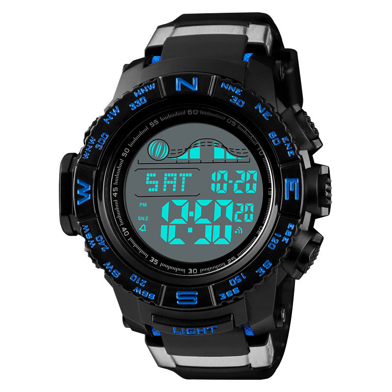 SKMEI 1380 Chrono Luminous Clock Date Week Display Digital Watch