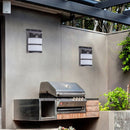 Solar Powered 75 LED Flame Effect Light-controlled Wall Light Waterproof for Outdoor Garden Yard