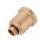 TMOK DN15 G1/2 One Way Brass Thread Air Vent Exhaust Valve Automatic Air Pressure Valve Safety Release Valve for Solar Water Heater