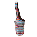 Fashion Printed Canvas Yoga Bag With Large Capacity Pocket Fit Most Yoga Mats