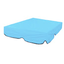 Outdoor Garden Swing Bench Hammock Canopy Waterproof Top Cover Sunshade + 2 Seater Chair Cover
