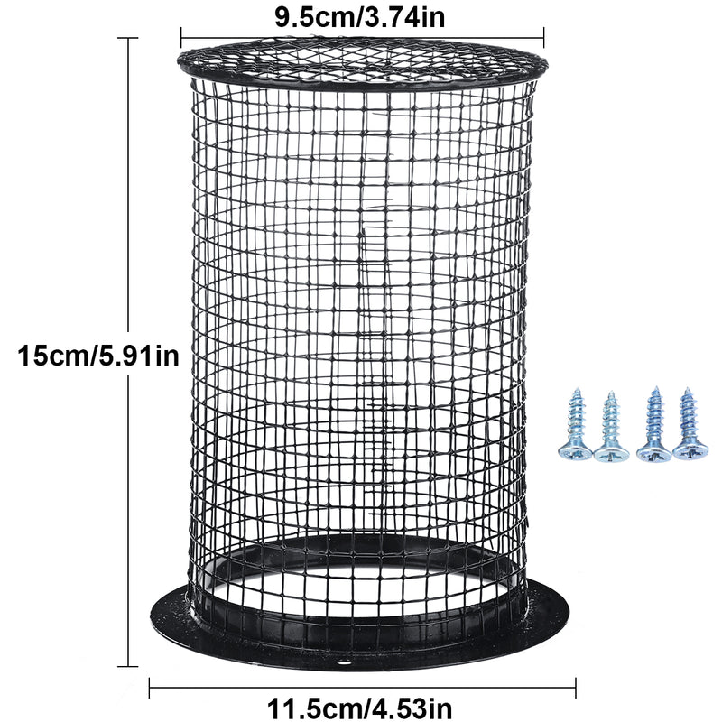 Reptile Anti-Scalding Lamp Cover for Arboreal Lizard Snake - Heat Mesh Cage Protector Guard Lamp Light Bulb Enclosure