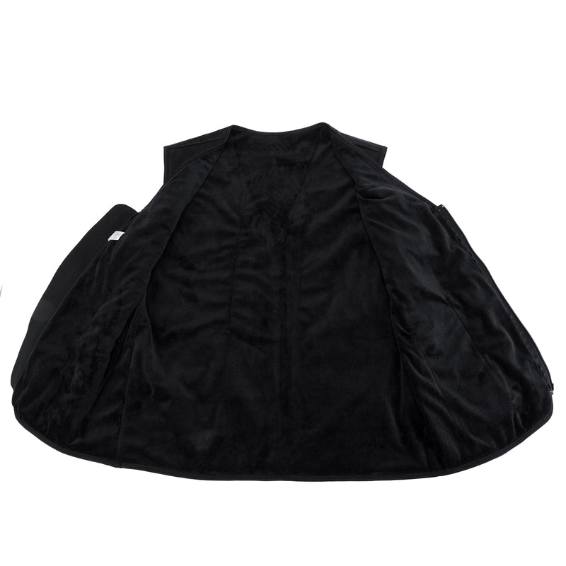Intelligent Electric Heated USB Waistcoat Winter Temperature Control Sleeveless Coats Black
