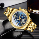 TEVISE T841A Waterproof Calendar Automatic Mechanical Watch Business Style Men Watch