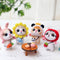 DIY Cat Doll Wool Felt Craft Non Finished Poked Set Handcraft Kit Material Bag