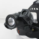 XANES 2713-B 1500 Lumens Bicycle Headlamp 4 Switch Modes 3 x T6 LED White Light Telescopic Zoom
